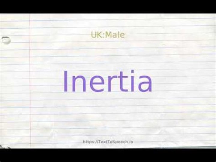 How to pronounce inertia